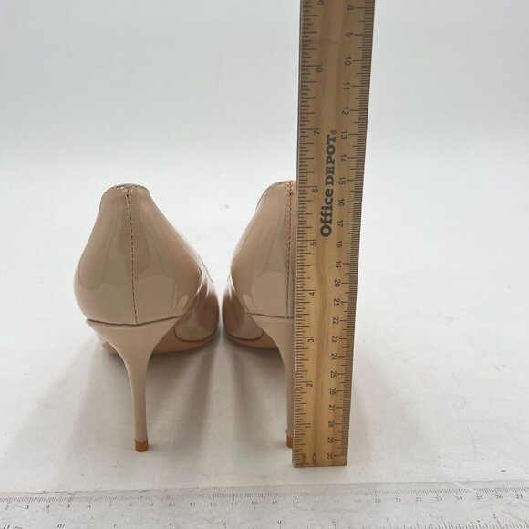 YDN Women Chic Pointed Closed Toe Mid Heel Pumps Slip on Stilettos Slide Dress S - Picture 4 of 7